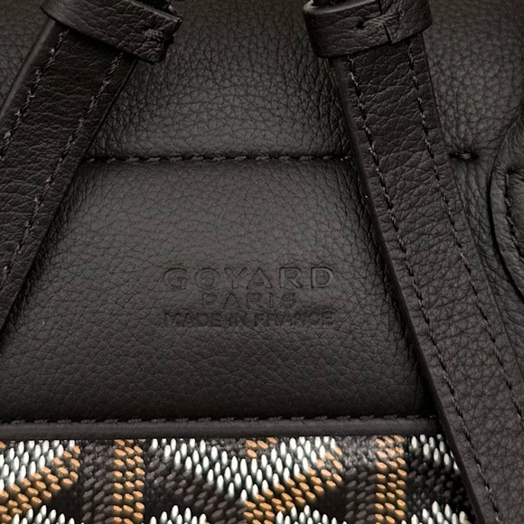 Goyard Calfskin Mini Alpin Backpack Black - Picture 9 of 12